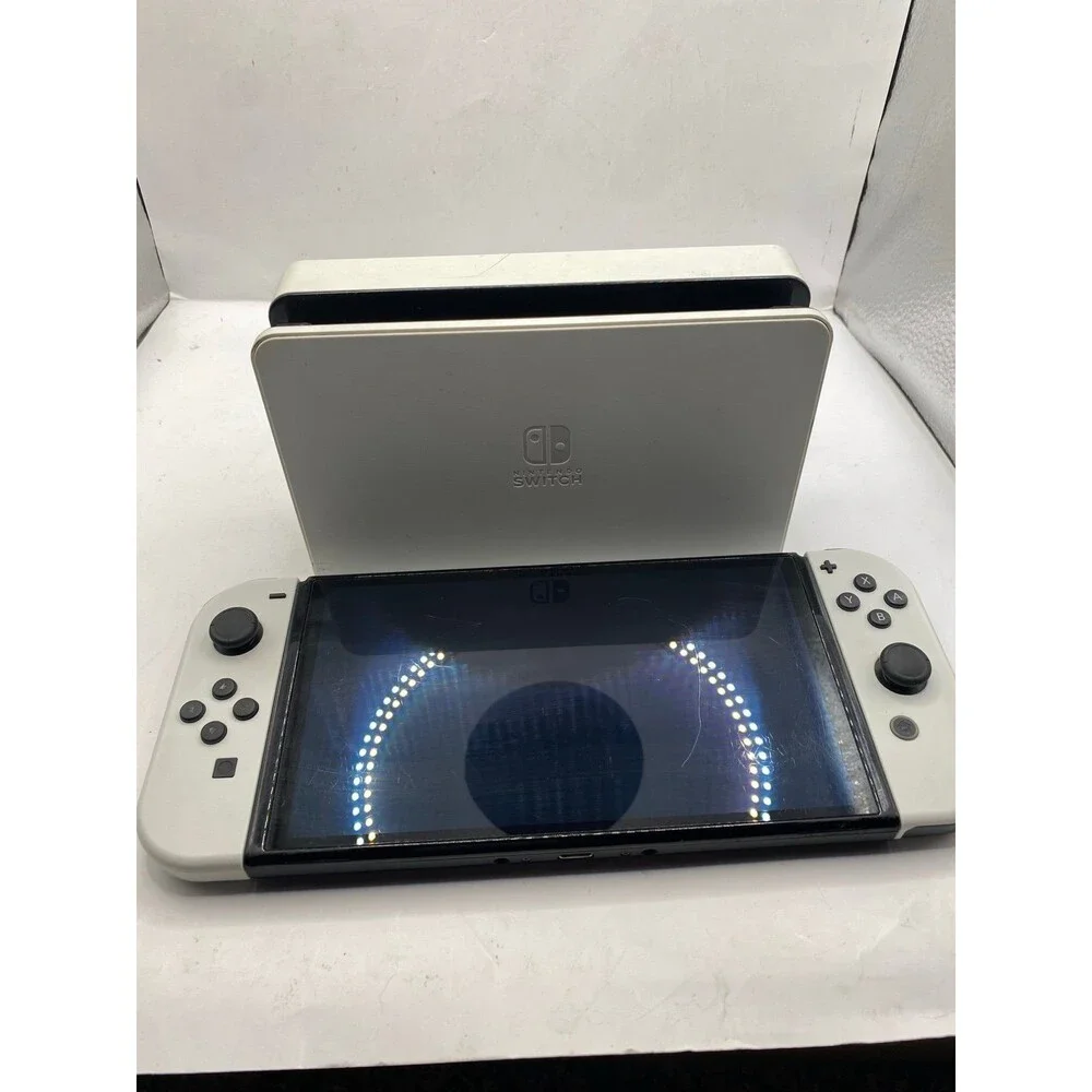 Nintendo Switch OLED 64GB White Model Console + Dock